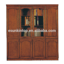 Hitze moderne hohe Datei / Bücher Regal heißes Verkauf Büro verwendet Buch Fall MDF + Holz Furnier Finishing (E1104)